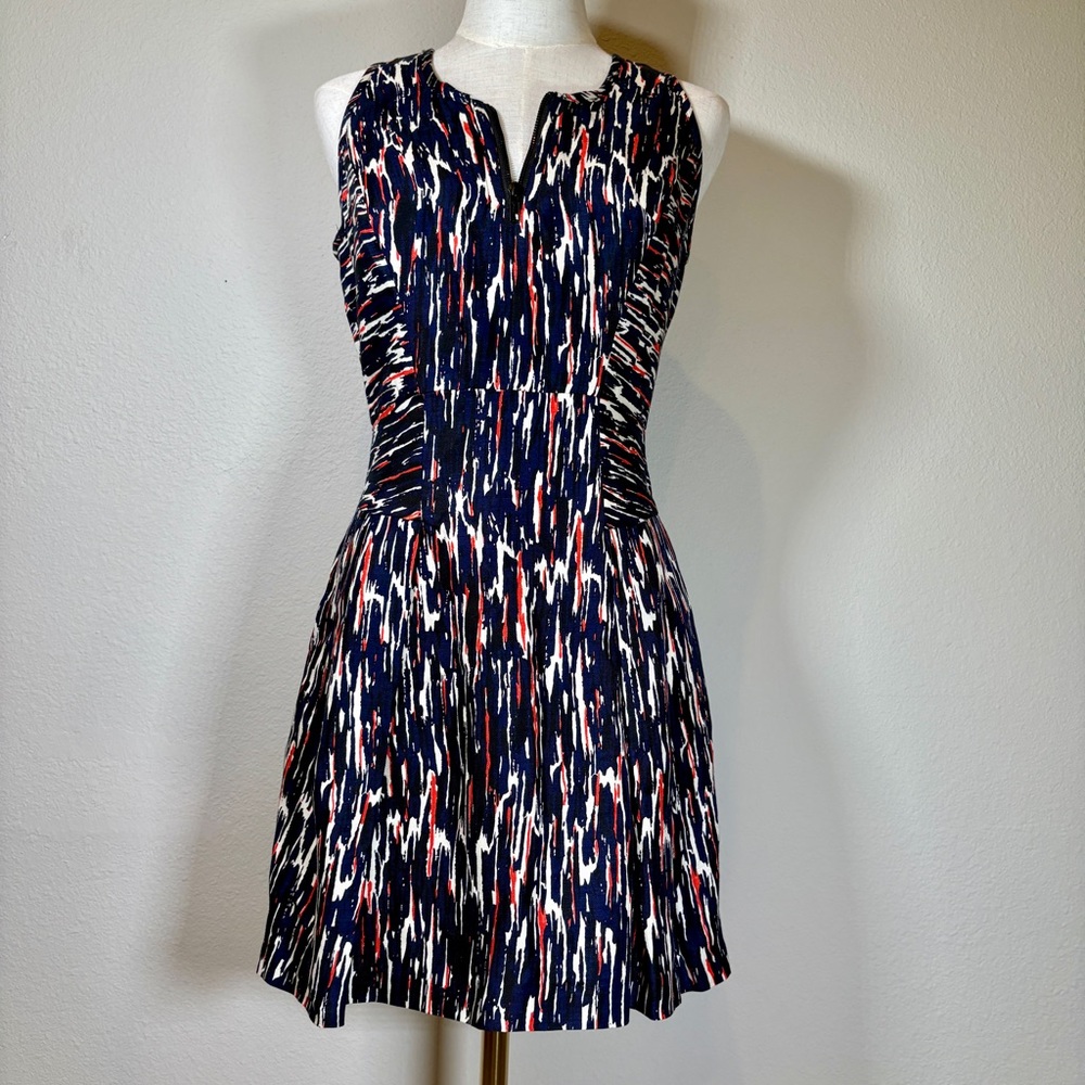 Milly Linen-Silk Blend Mini Dress Size 2